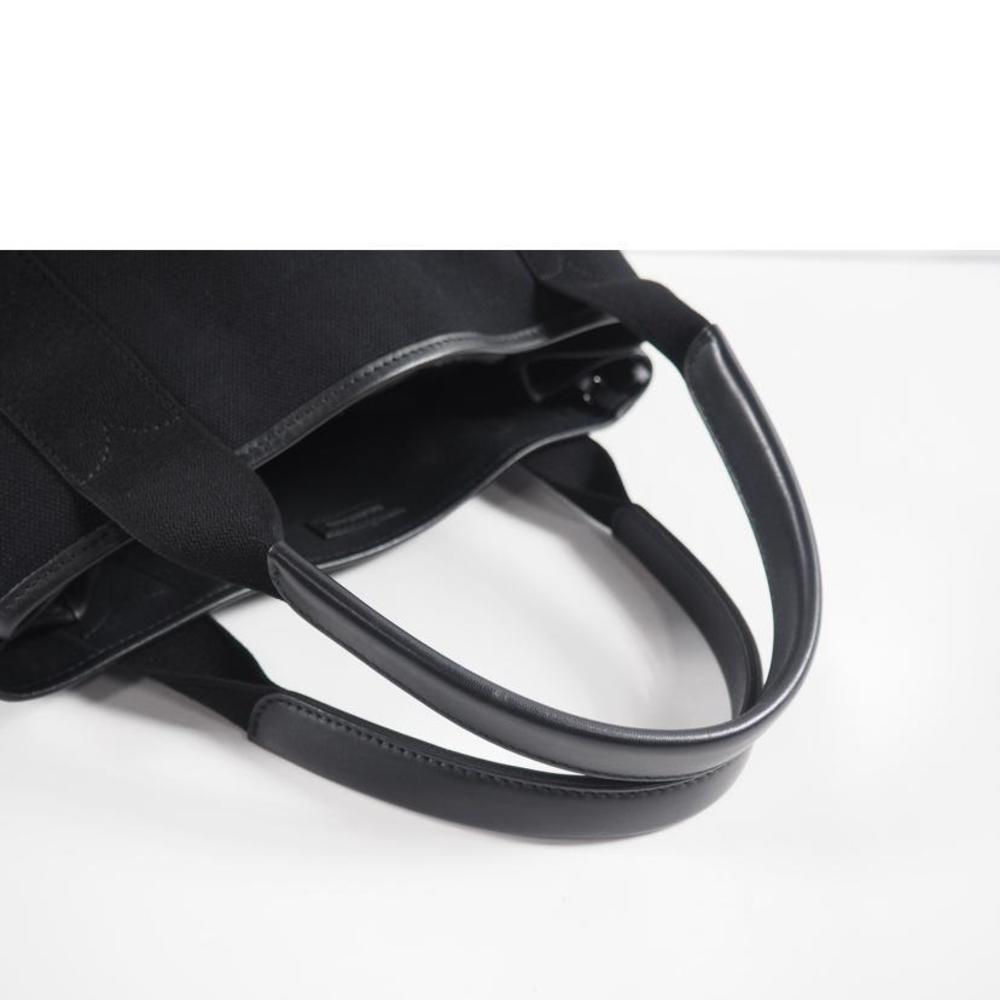 Balenciaga Canvas Solid Handbag Black - image 4